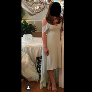 {worn once} Express Mint High Low Dress